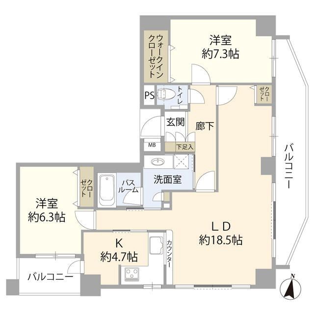グーディッシュ千歳船橋 間取り