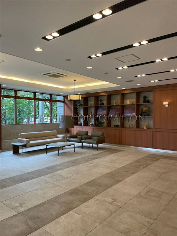 河田町ガーデン1 エントランス
