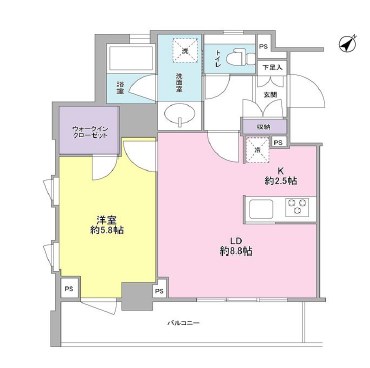 スタイリオ中延駅前 間取り