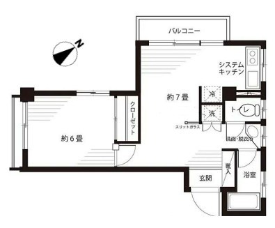 東常盤松マンション 間取り