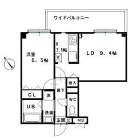 ハイブリッジ荻窪 間取り