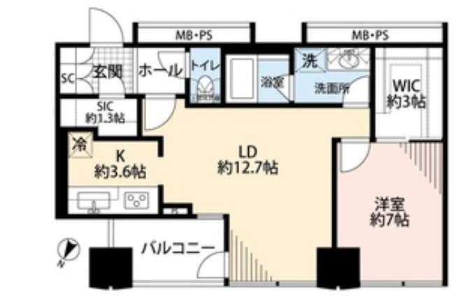 シティタワー新宿新都心 間取り