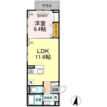 アンジュール高松 間取り