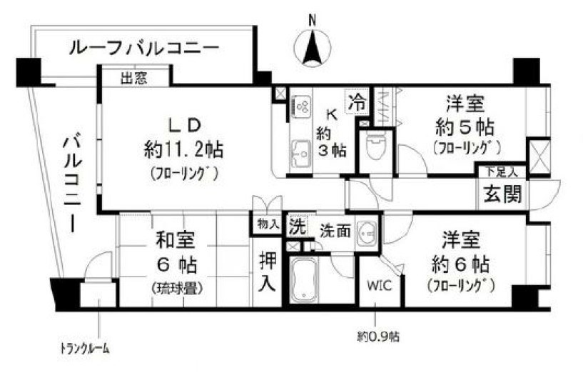 コンセール大森山王壱番館 間取り