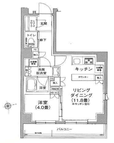 アイルグランデ南大井 間取り