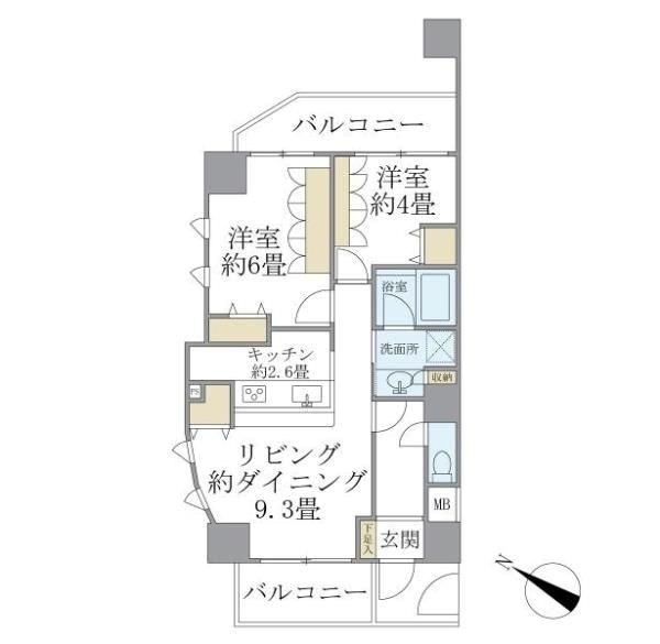 ヴィンテージ中目黒 間取り