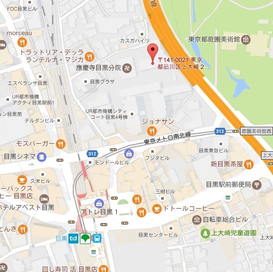 アビティ目黒 地図（共通）