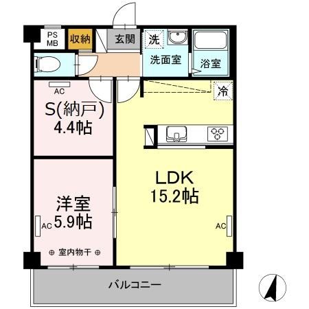 MOE MUSASHIKOSUGI  間取り