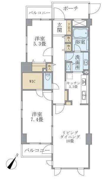 ウヴラージュ広尾 間取り