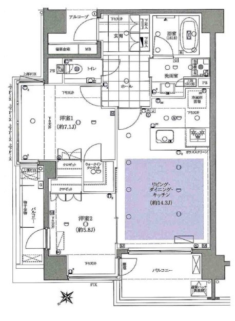 ユニーブル渋谷神南 間取り