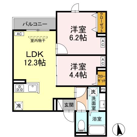 グラナーデ弥生町 間取り