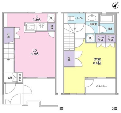 スタイリオ武蔵小山  間取り