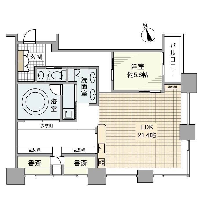 青山パークタワー 間取り
