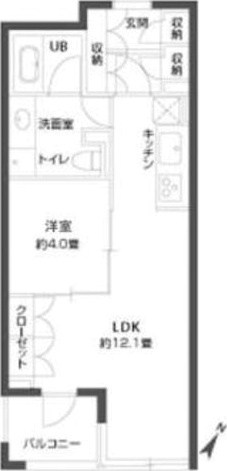 パークキューブ銀座イースト 間取り