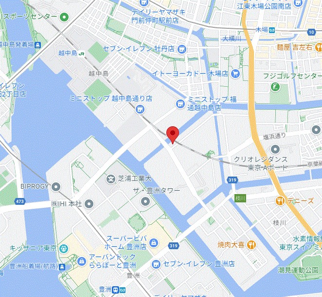 アジールコート汐浜キャナル 地図（共通）