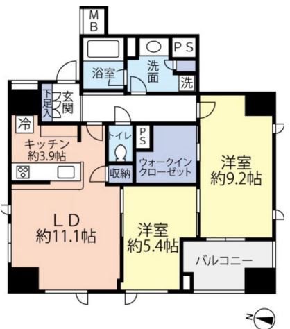 クレヴィア原宿 間取り