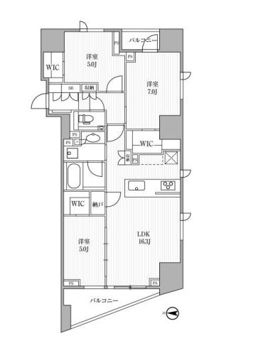 ディームス方南町 間取り