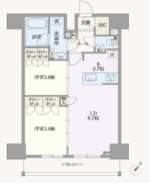 アジールコート汐浜キャナル 間取り