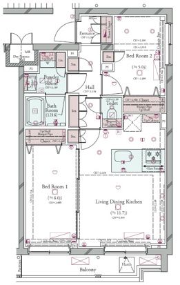コンシェリア目黒本町 THE RESIDENCE 間取り