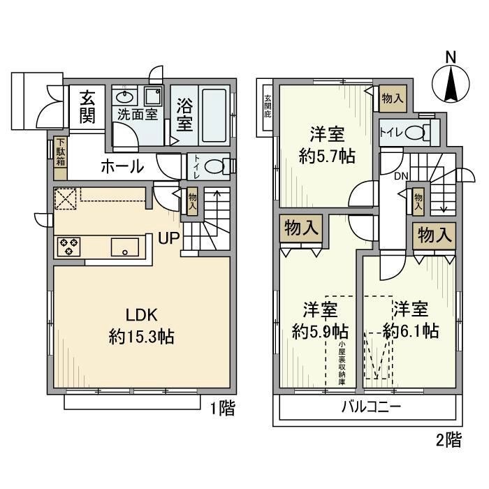 東京都三鷹市上連雀５丁目 間取り