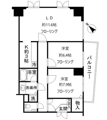 シティハイツ白金台 間取り
