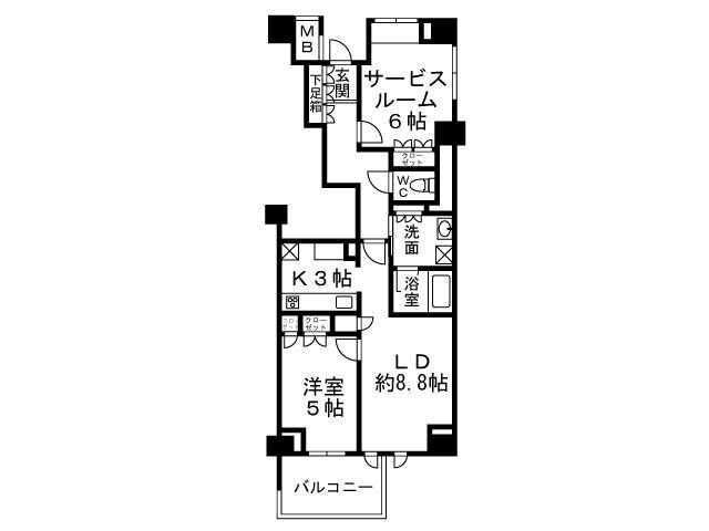 H-スクエア吉祥寺南町 間取り