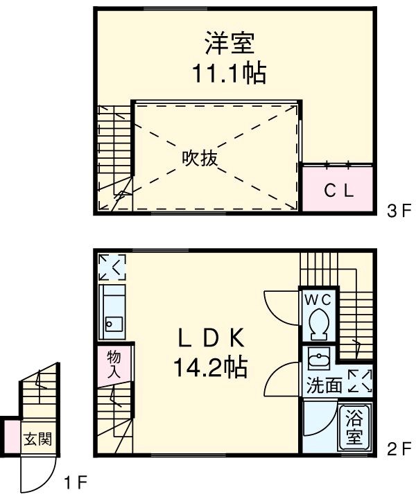 カルティエラタン三軒茶屋 間取り