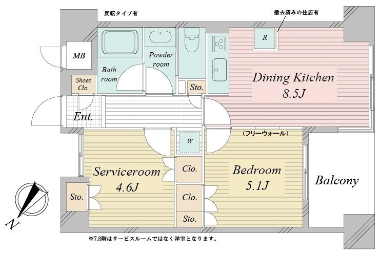 アクティ東仲通り 間取り