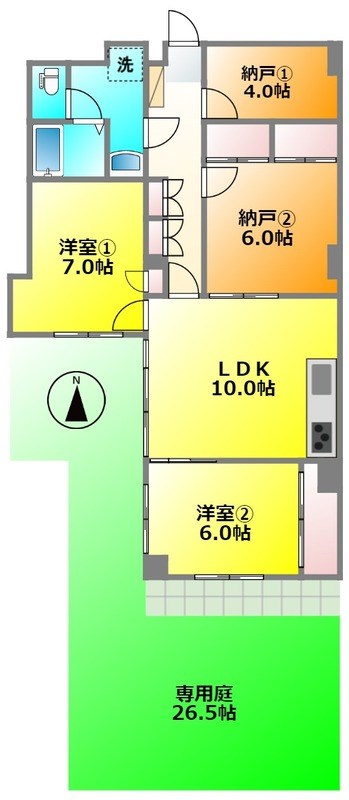 藤和つつじが丘コープ 間取り