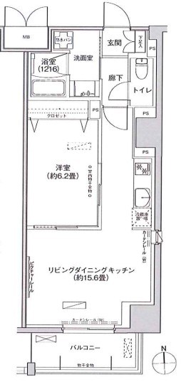 グランシャルール武蔵境 間取り