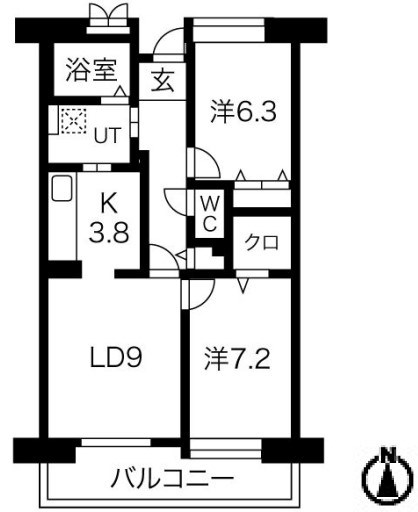 アクティ目黒駅前1号棟 間取り