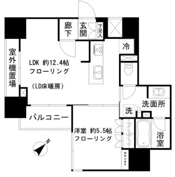 オープンレジデンシア文京茗荷谷 間取り