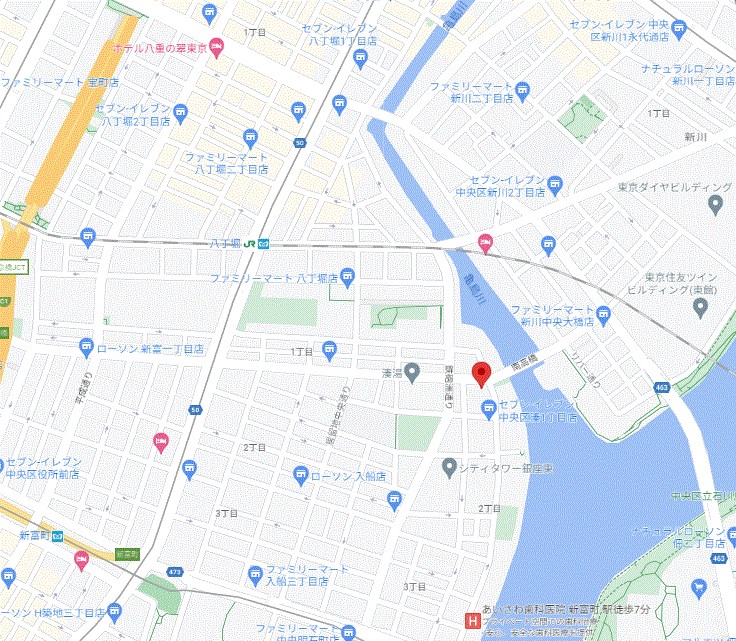 アリス・マナーガーデン銀座ウォーク 地図（共通）