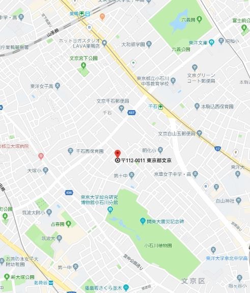 ドゥーエ千石  地図（共通）