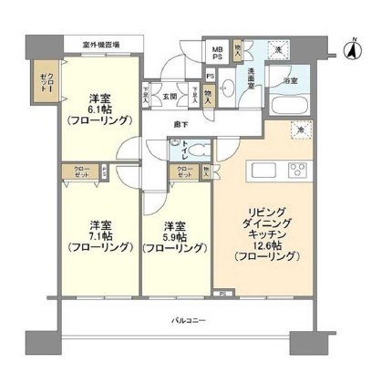 HF白金高輪レジデンス 間取り