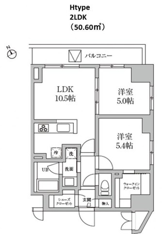 レジディア日本橋馬喰町Ⅱ 間取り