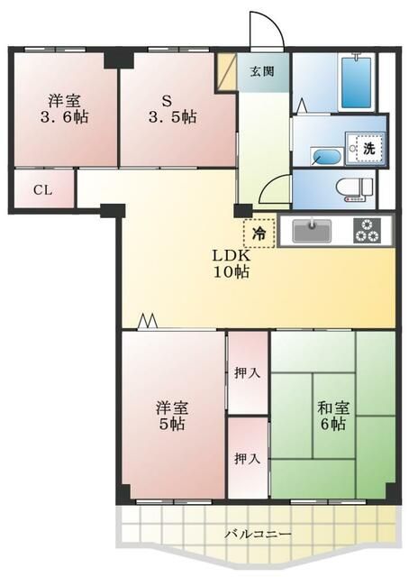 大森ハイツ 間取り