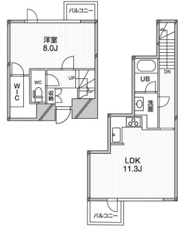 アーバンフラッツ目黒本町 間取り