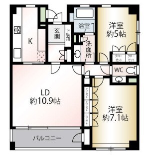 グランツオーベル目黒花房山 間取り