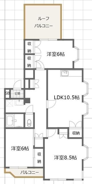 メゾンボヌール１５ 間取り
