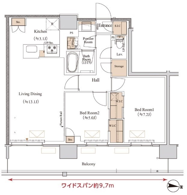 ブランシエスタ木場 間取り
