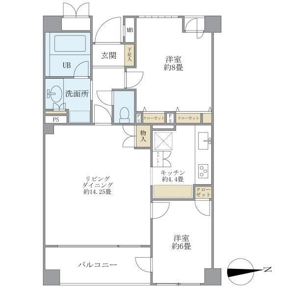 アパートメンツ東山 間取り