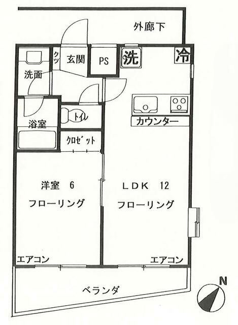 クレスト代々木 間取り
