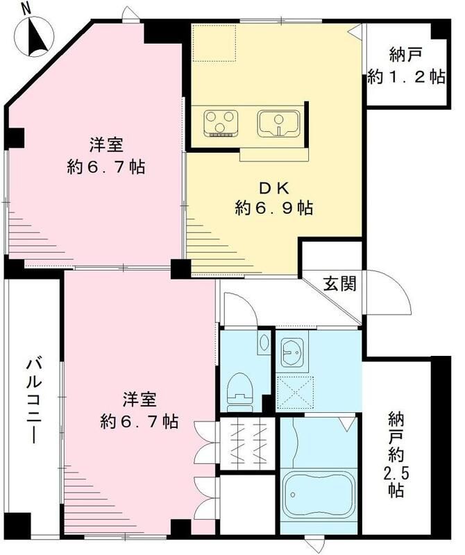 ビューノ北新宿 間取り