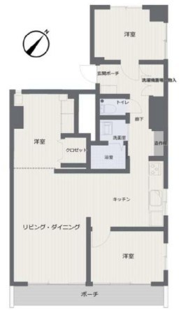 田園調布愛和マンション 間取り