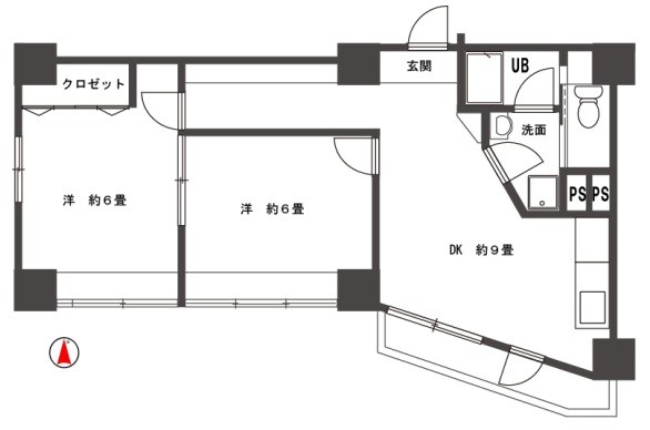 ハイツ笹塚 間取り