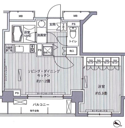 ヒューリックレジデンス茗荷谷 間取り