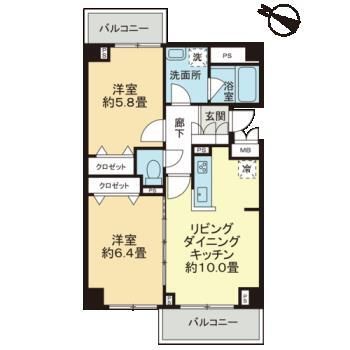 Maison Senki Hatsudai 間取り