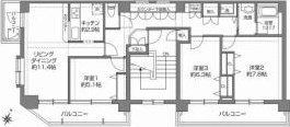コモダス千歳烏山 間取り