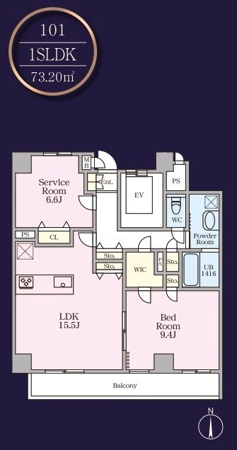 THE MANOR EXELSIOR 間取り